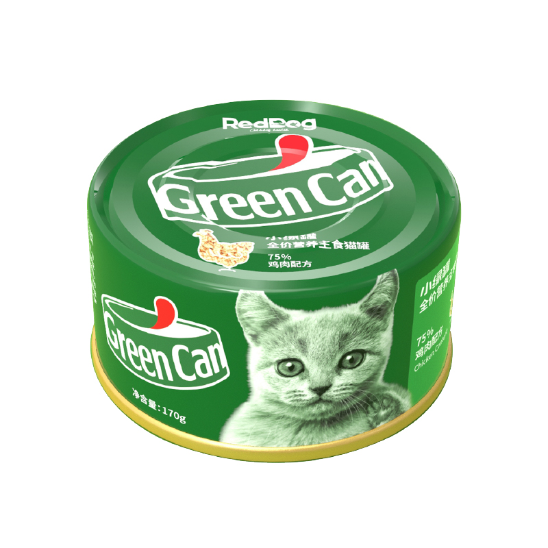 【RedDog】红狗小绿罐猫罐头主食罐头-baobei.Pet - 猫猫狗狗爱宠网