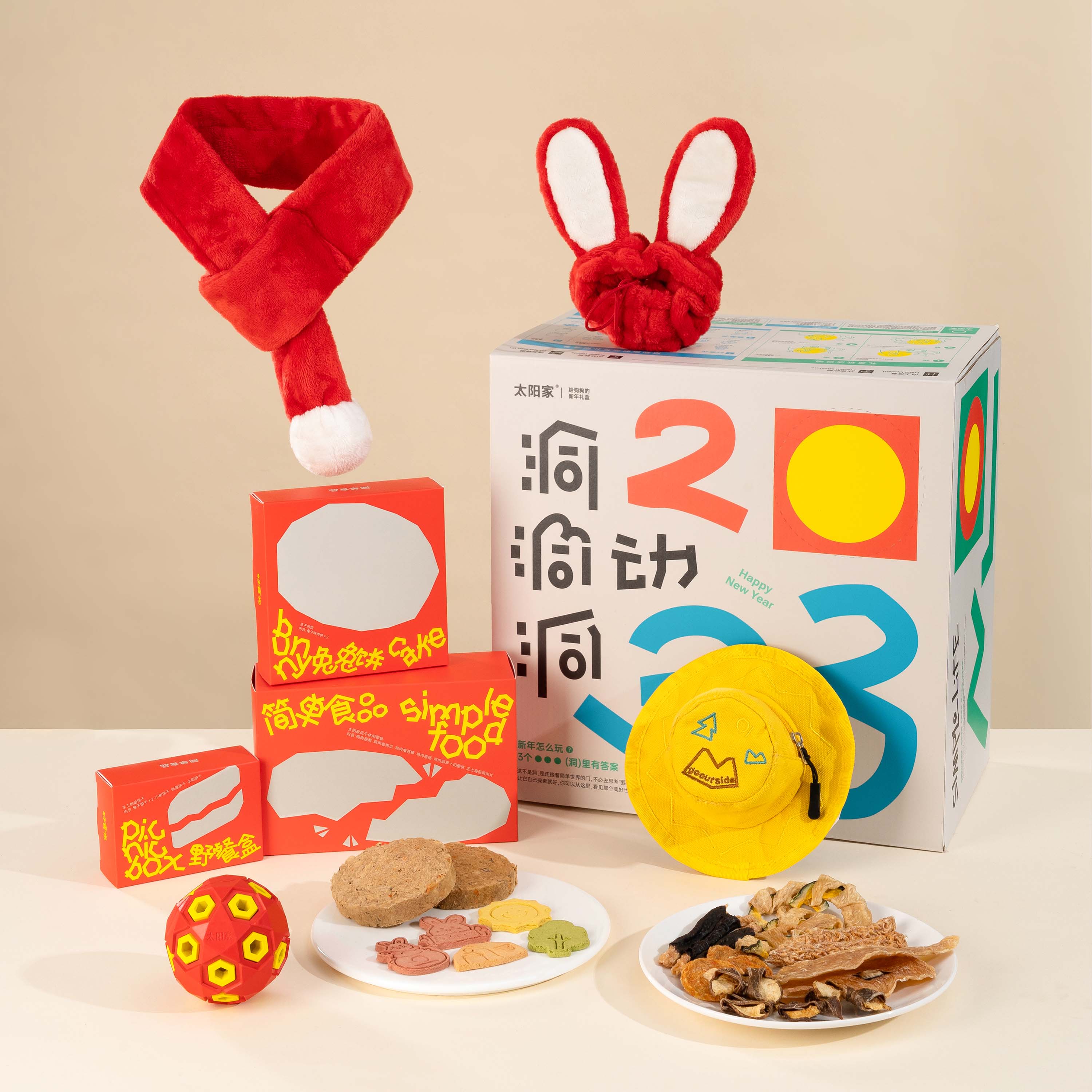 太阳家宠物狗狗新年礼盒插图 太阳家宠物狗狗新年礼盒插图