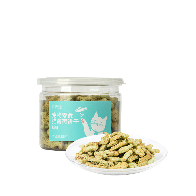 网易严选洁齿猫薄荷饼干95g插图 网易严选洁齿猫薄荷饼干95g插图
