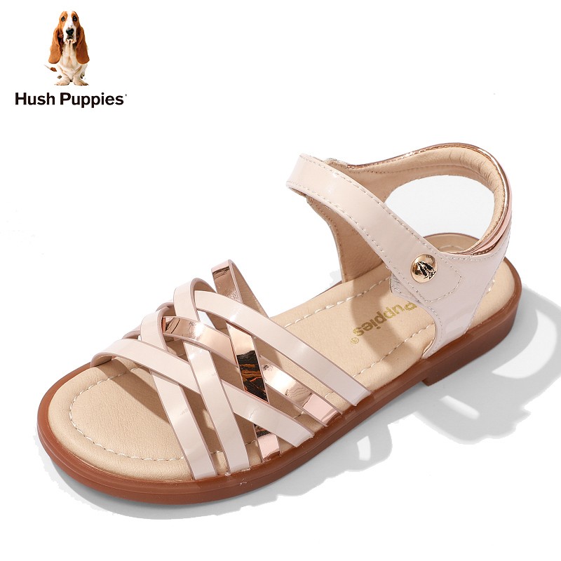 Hush Puppies 暇步士 23年夏季款 女童编织软底凉鞋 天猫优惠券折后￥59包邮（￥79-20）28~37码2色可选