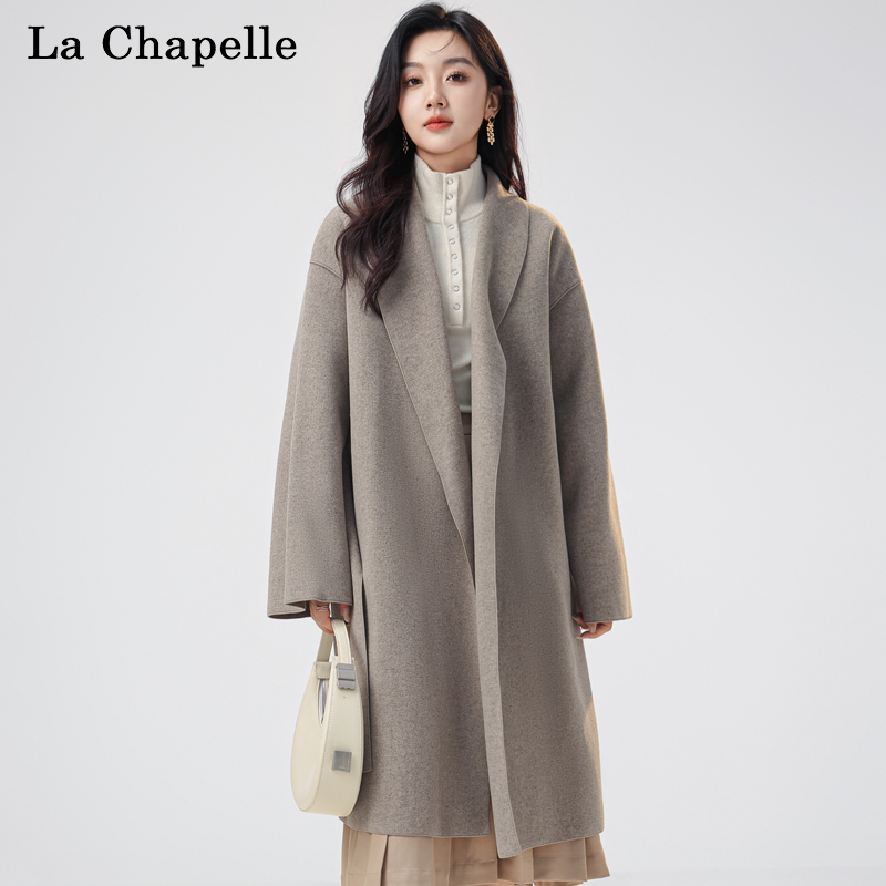La Chapelle 拉夏贝尔 2023秋冬 慵懒风高级感宽松双面呢大衣 2款多色