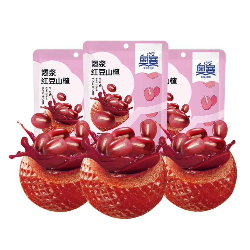 奧賽 爆漿山楂球 105g*3袋