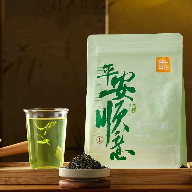 央企背景，金尘茶 一级毛峰绿茶/红茶 200g/袋 