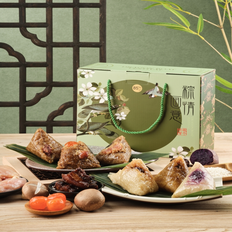 门店同款，85度C 端午鲜肉粽礼盒 1040g