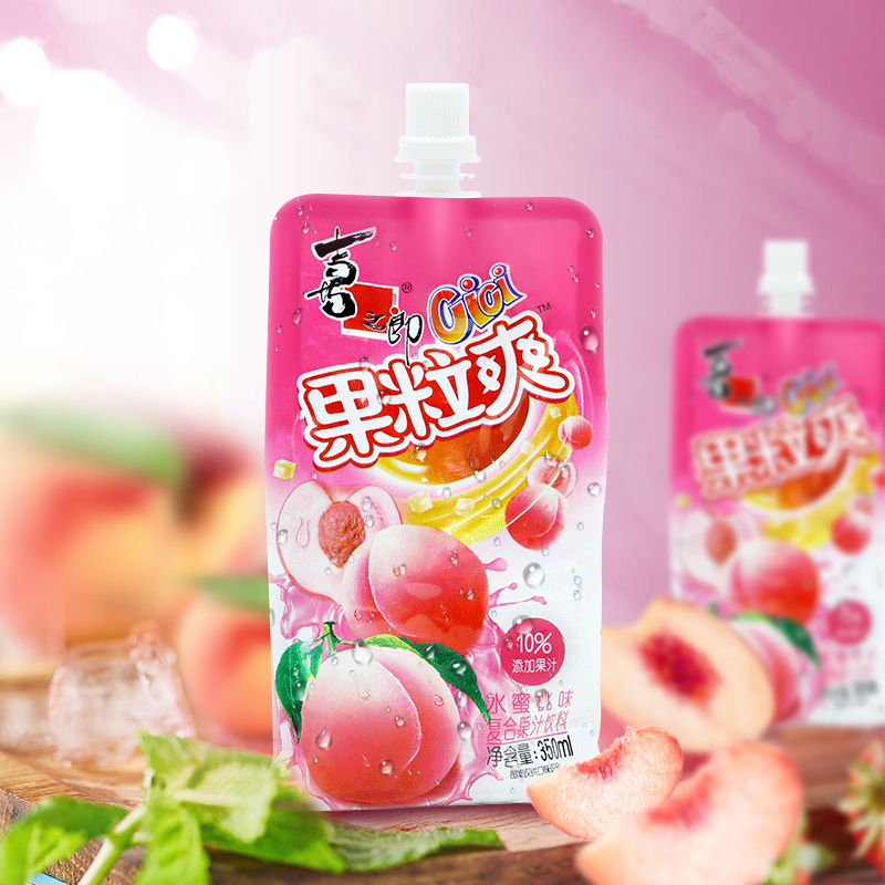 喜之郎吸吸果冻cici果粒爽350m